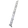 Enkor 69679 staircase, telescopic, aluminum, 4 x 5 steps
