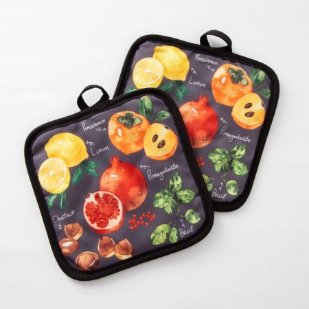 Kitchen set of the share "Fruits", a severity of 17x17 cm - 2 pcs-1