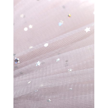 Children's skirt kaftan "stars" gray, length 17 cm-7