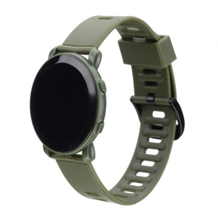 Men's washing watches, silicone strap, khaki-2