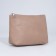 Bag Women's Tout on the button, a lightning cosmetic bag, beige color