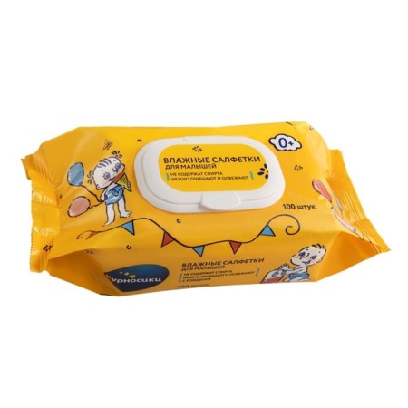 Napkins wet kurtnos, for babies, 100 pcs.-4