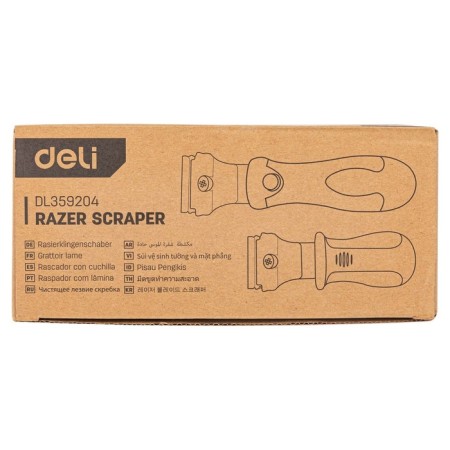 Deli DL359204 spatula set 104528, to clean surfaces, 3 spare blades, 2 pcs.-6