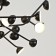 Ceiling chandelier Mantra Adn, Led, 4580lm, 3000k, 310 mm, black color black