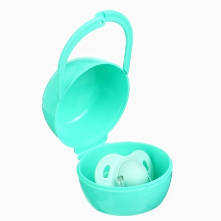 A container for storing and sterilizing children's nipples and dummy, green color-5