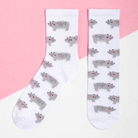 Women's socks KAFTAN "Bear", size 36-39 (23-25 ​​cm)