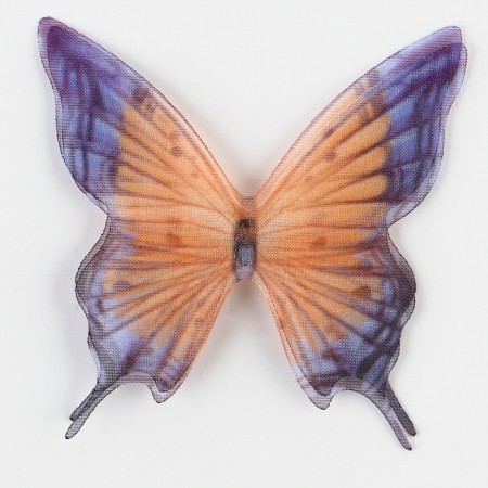 Decor for creativity "Butterfly Fire", two -layer, set of 12 pcs., Size 1 pc. - 5 × 5 cm-3