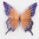 Decor for creativity "Butterfly Fire", two -layer, set of 12 pcs., Size 1 pc. - 5 × 5 cm