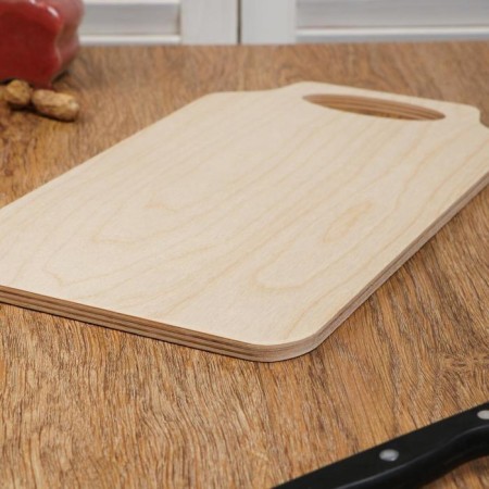 Board wooden "bracket", cutting handle, 29 × 18 × 0.8 cm-1