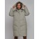 Coat insulated winter female, size 42, green color