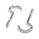 Boar-half-decisor, tundra, white zinc, 3.5x60 mm, 10 pcs