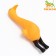 Flaming Flaming toy for dogs, 22.5 cm, yellow