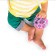 Developing toy Bright Starts, OBALL ball, with a rattle, pink color
