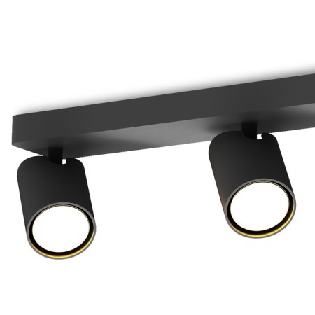 Stitch Mantra Sal, GU10, 4x10W, 650x75x128 mm, matte black color-1