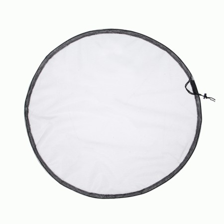 Mosquito mesh on a barrel, with a puff, d = 60 cm, Greengo-6