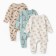 Combineson children's (3 pcs.), Beige/green/white, height 86 cm