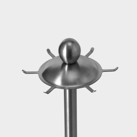 Stainless steel stand for kitchen accessories Magistro, 45 × 15.5 cm, luxe, silver color-3