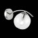 Wall lamp EVOLUCE. Sle102601-01. Ratella. 1x40 W, E14, 14x18 cm, color chromium