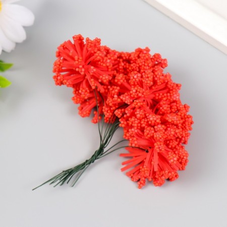 Flowers for decorating "cloud" red 1 bouquet = 12 colors 8 cm-3