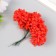 Flowers for decorating "cloud" red 1 bouquet = 12 colors 8 cm