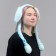 Carnival rim "hare" ears rise, the color of the blue