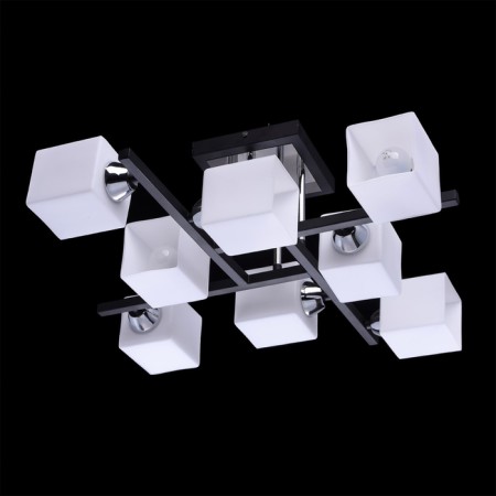 Tetro ceiling chandelier, 8x60W E27, coffee house 60x60x22 cm-1