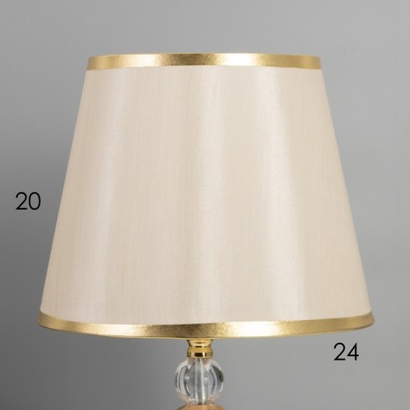 Table lamp "Sentence" 1x40W E27+ LED backlight 3W gold 25x25x45cm-2