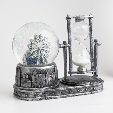 Sanding clock "London Wheel of Ferris", with backlight, 16 x 8 x 13.5 cm, 3 aaa-2