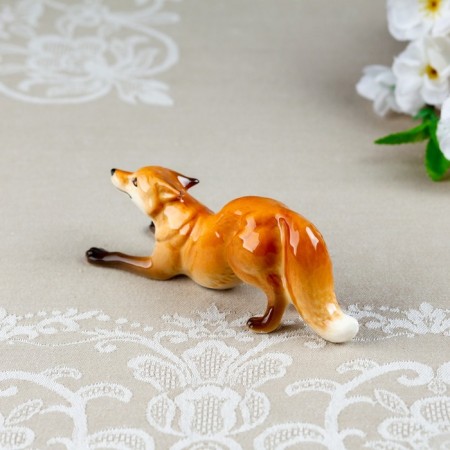 Souvenir "Fox - Spitter", 14 × 5 × 5 cm, mix, porcelain-2