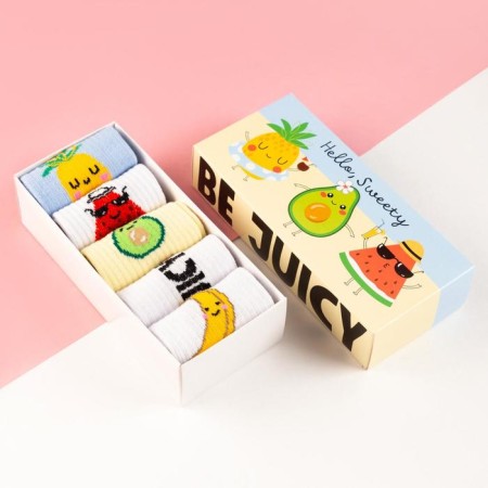Набор женских носков KAFTAN "Be juicy“ 5 пар, р. 36-39 (23-25 см)-1