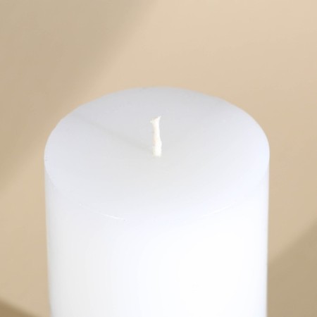 Interior candle white with concrete (Potal), 12.5 x 7 cm-1