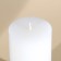 Interior candle white with concrete (Potal), 12.5 x 7 cm