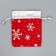 Bag gift plush "Miracle", snowzhik, embossing, 10 x 12 cm +/- 1.5 cm, New Year