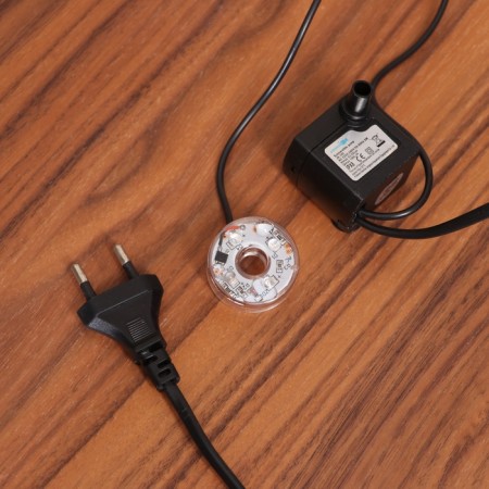 Fountain "Squirrels at the barrels" 28x21 cm (with backlight)-4