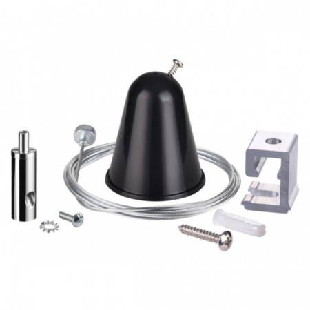 Suspended kit with a novotech cable, 1500 mm, black color