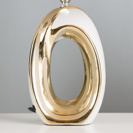 Catherine desktop E14 40W white-gold 25x25x40 cm Risalux-3