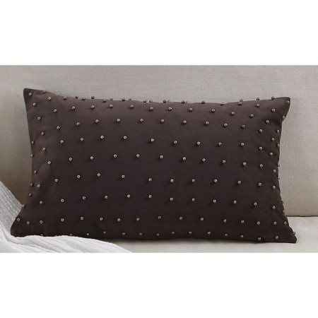 Pillowcase "Pearls", size 30x50 cm, color of coffee