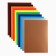 Cardboard Color, A4, 10 sheets, 10 colors, coated, one -sided, in a folder, 240 g/m², mixari