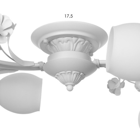 Chandelier 2788/6 E27 40W white 90x60x26 cm Bayerlux-6