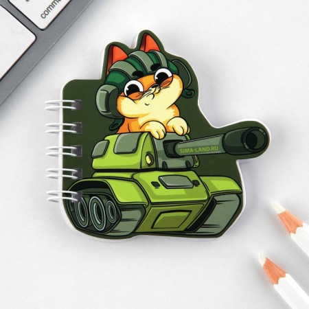 Gift set, notebook and curly handle "Real hero, bullet"-1