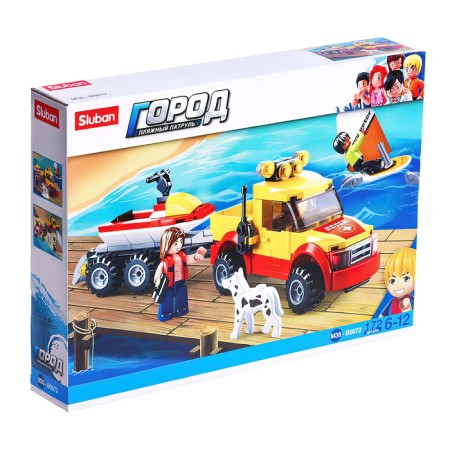 Designer city "Beach Rescuers", 172 details-1
