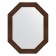 Mirror in the baguette frame, bronze lava 90 mm, 76x96 cm