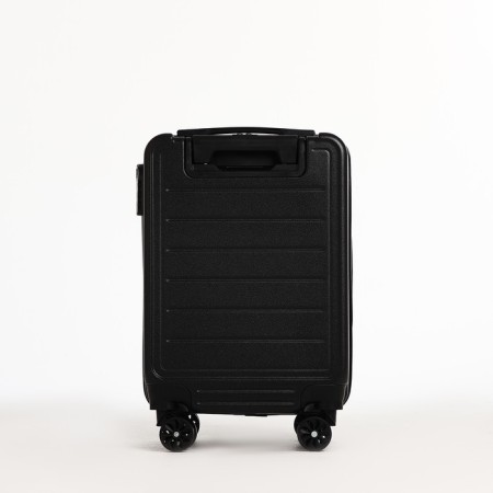 Small 18 suitcase, lightning department, 4 wheels, black color-3