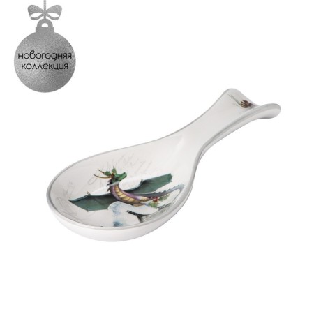 A stand under the spoon of the Drakosha shares, 24.7 × 9 × 2.5 cm, white color