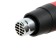 Construction hair dryer LOM, 1800 W, 250-500 l/min, 300/600 ° C, nozzle in the kit