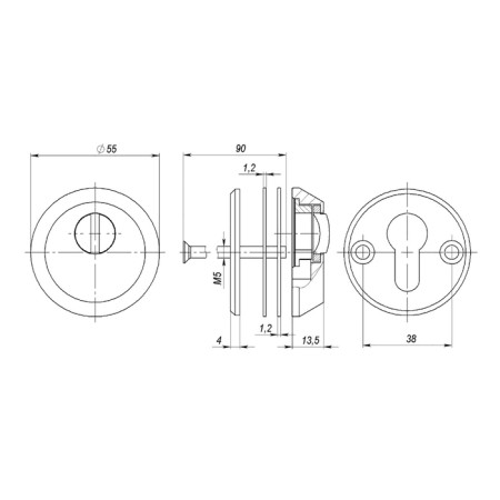 Fuaro Def 5513 PB armority, brass color-1
