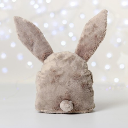 Soft toy "Bunny Sophie", with sequins, 16x8x17 cm-3