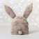 Soft toy "Bunny Sophie", with sequins, 16x8x17 cm