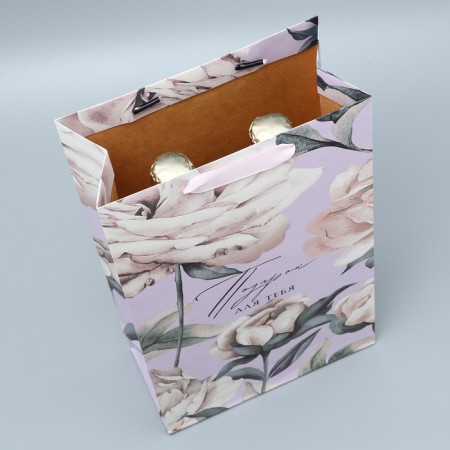 Gift package for two bottles, packaging, “for you”, 35 x 20 x 9 cm-2