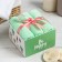 Set of terry napkins "BE HAPPY" 30x30 cm -3 pcs